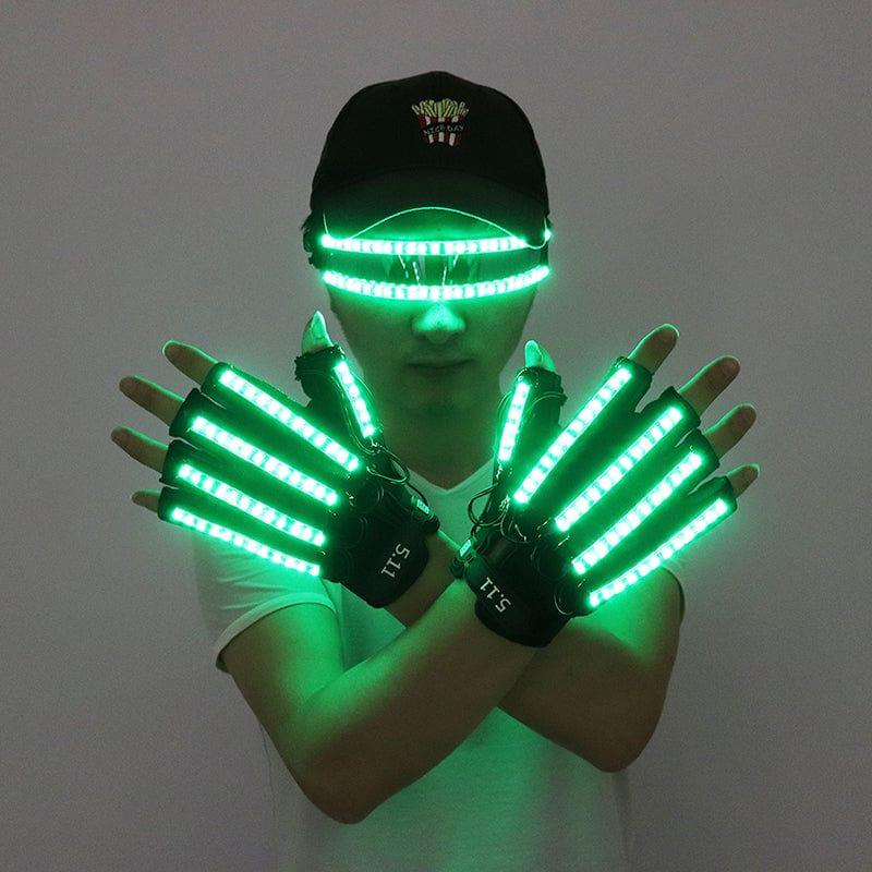 LED Gloves glasses set - Ktvlights