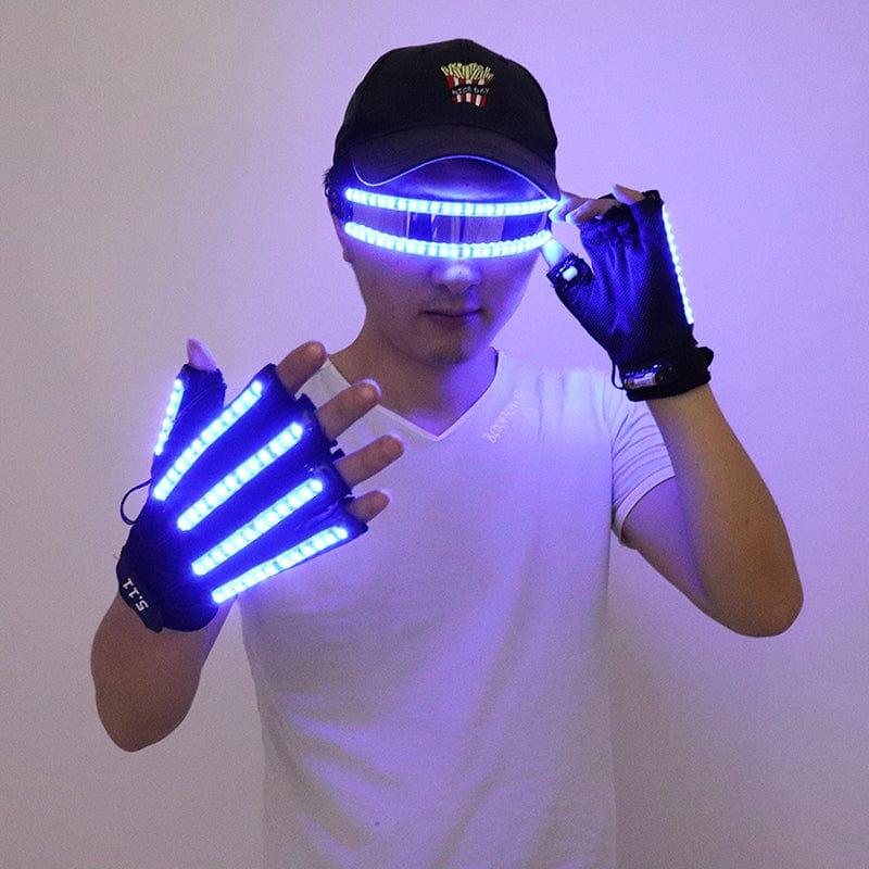 LED Gloves glasses set - Ktvlights