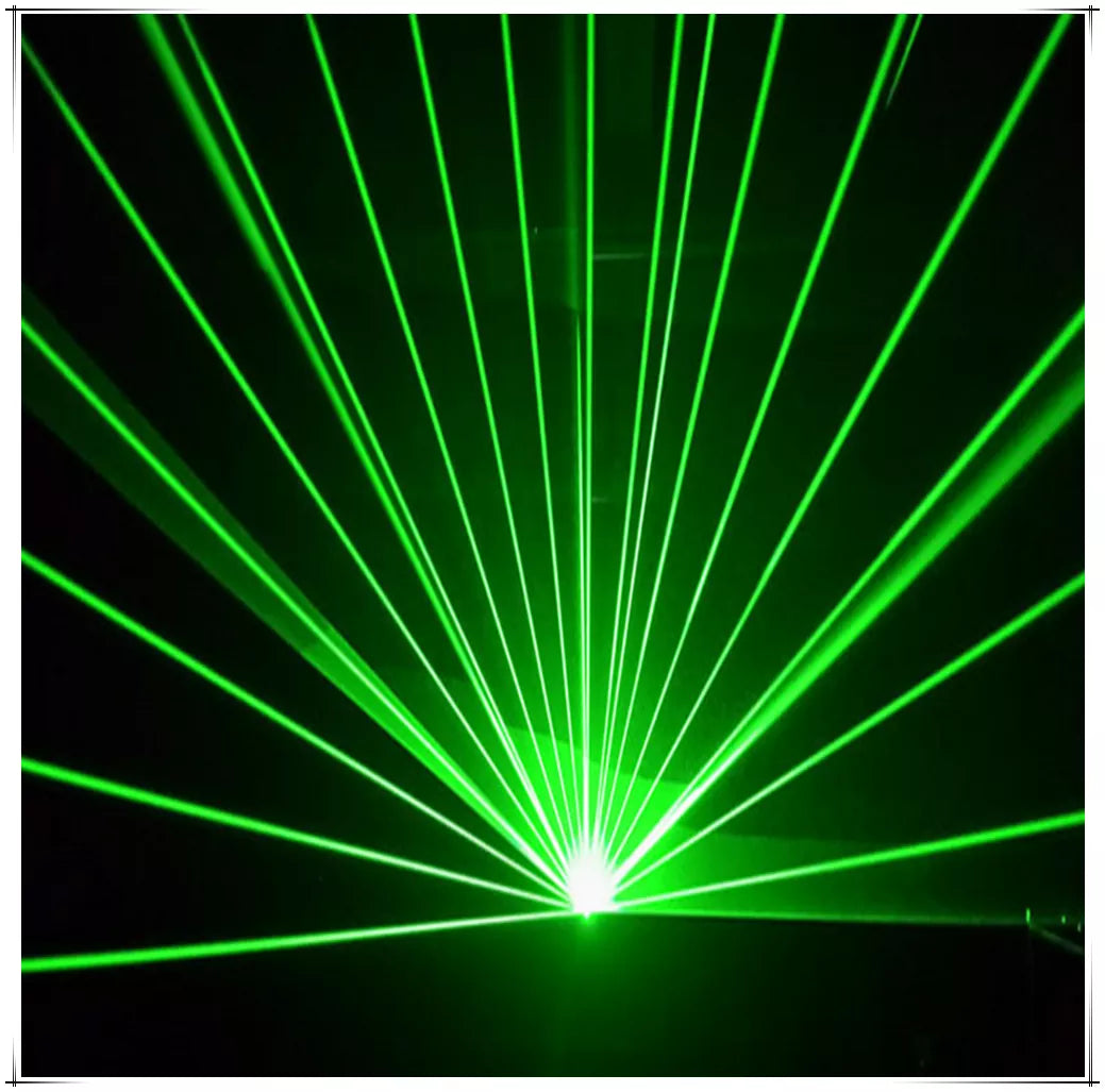 8w-15w APP Outdoor rooftop green landmark laser light-B38