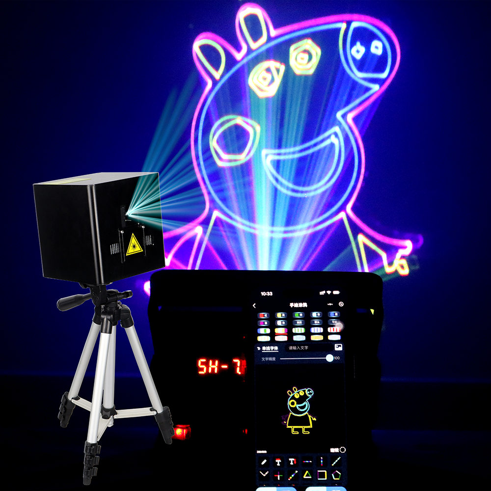 Rechargeable Bluetooth APP Laser Light-A9