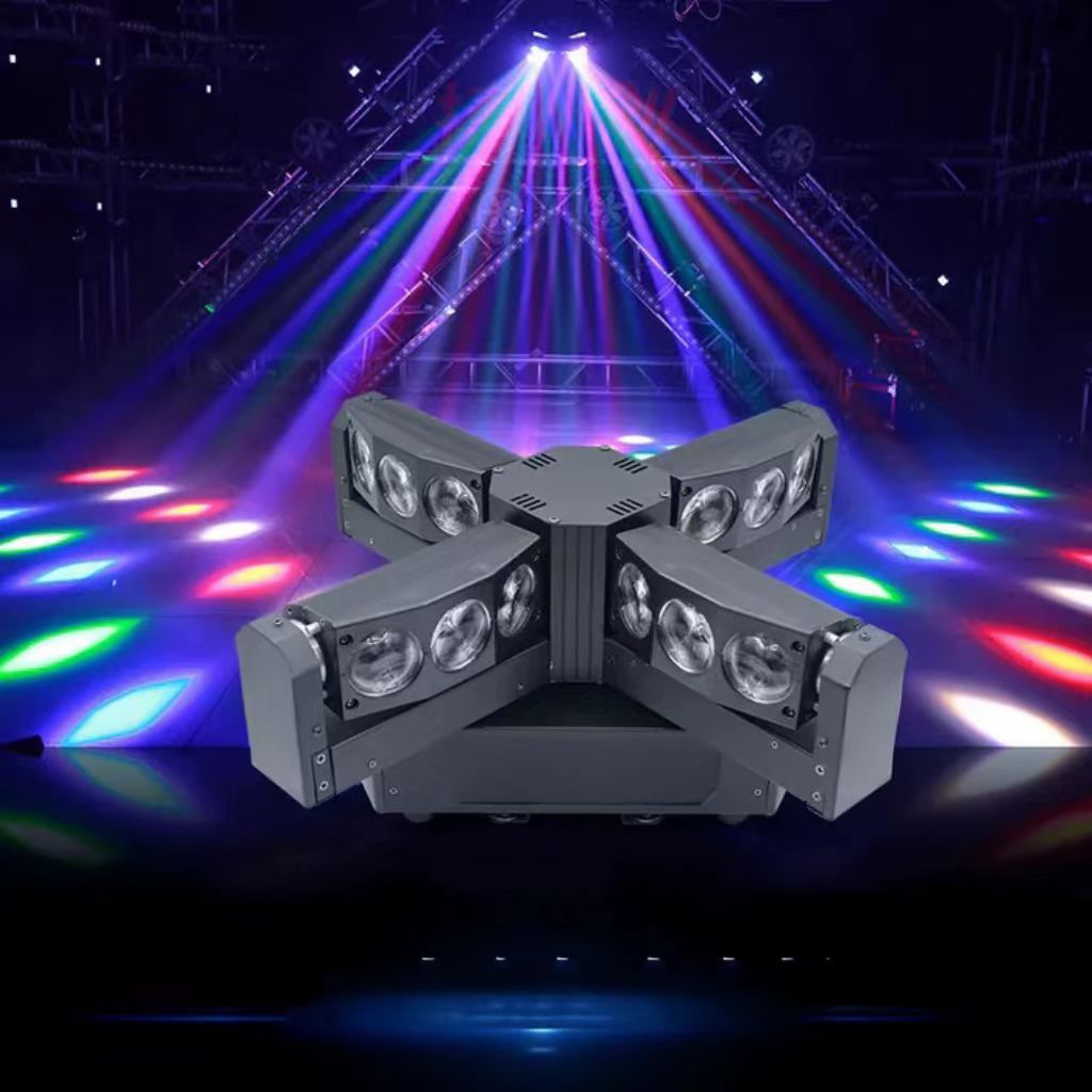 200W 4-in-1 Cross-Shaped Moving Head Light - B8