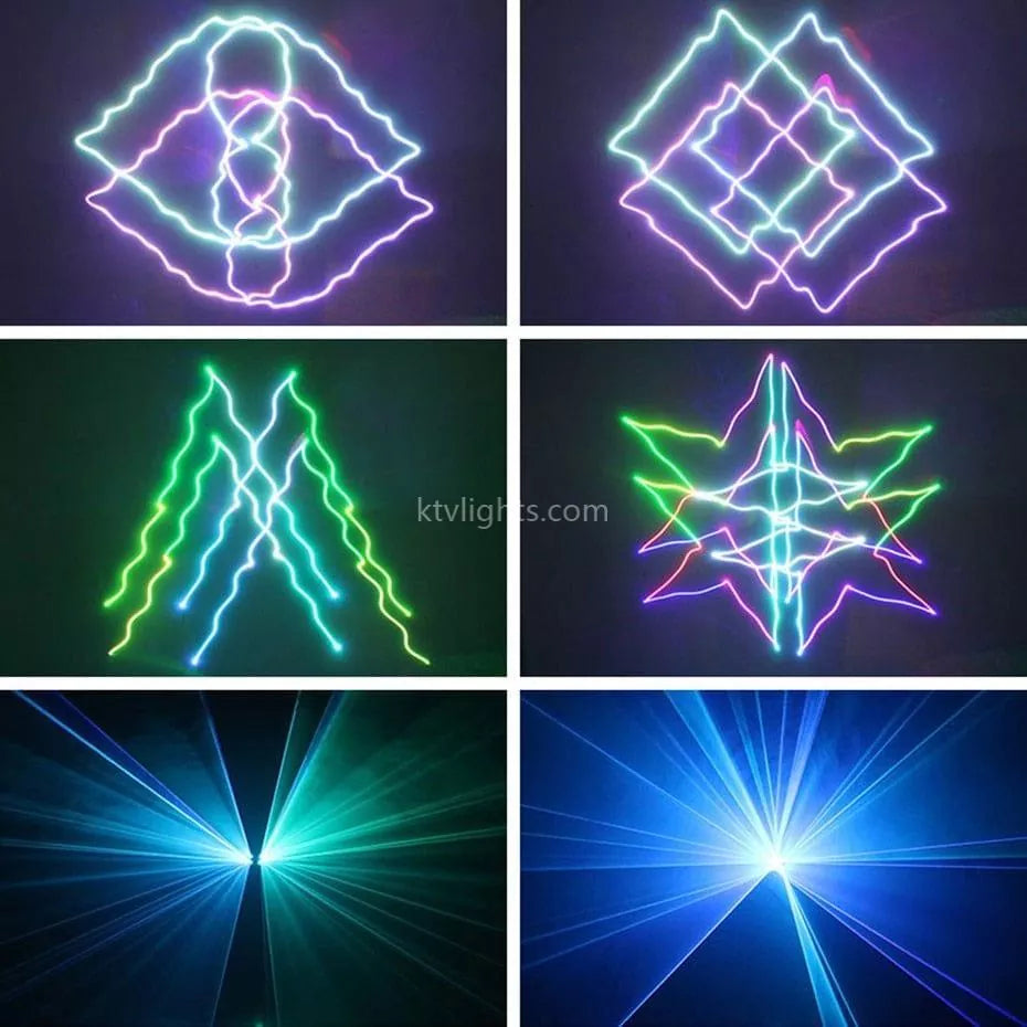 4-hole RGB scanning laser light-B9