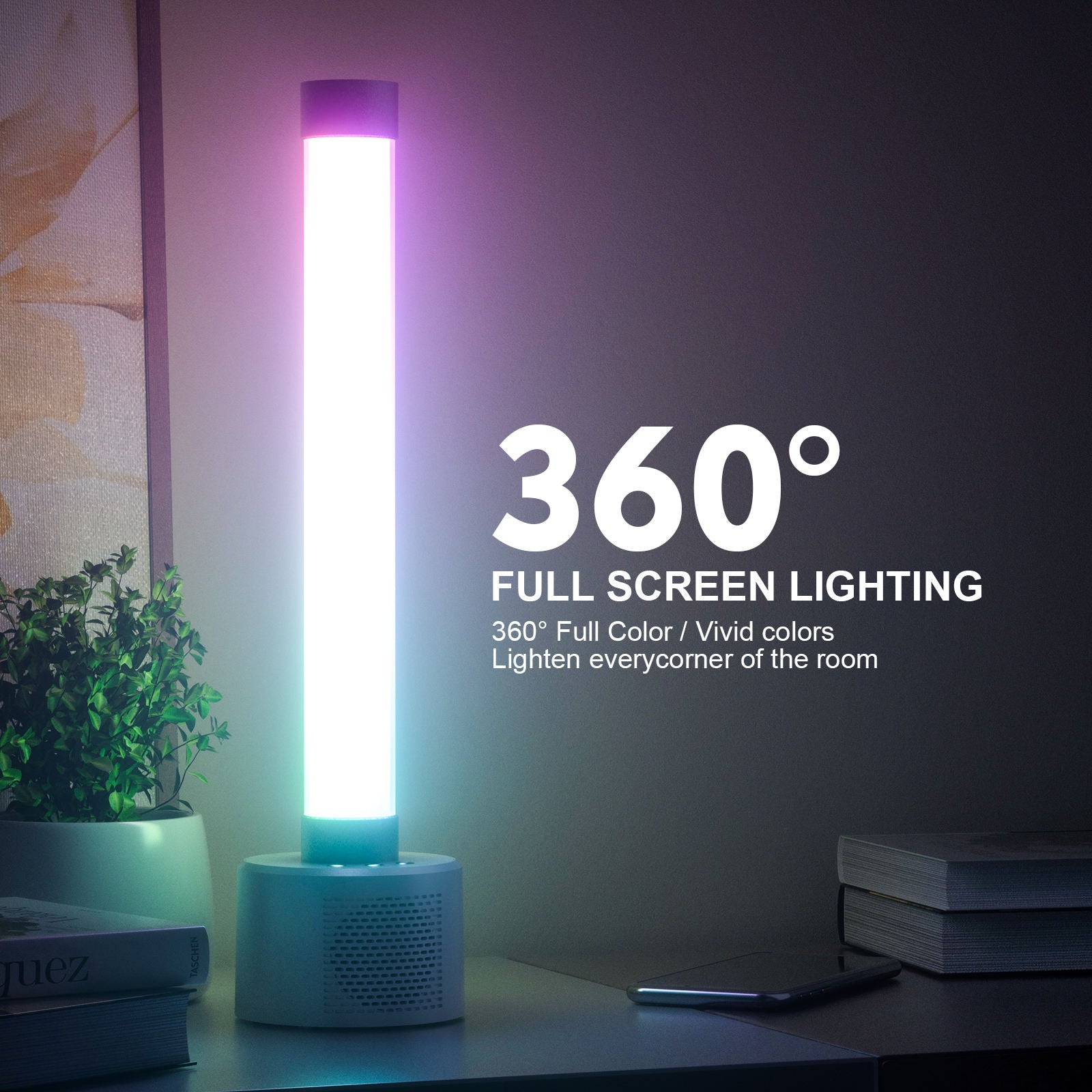 10W RGBW LED Audio Mood Light-P43
