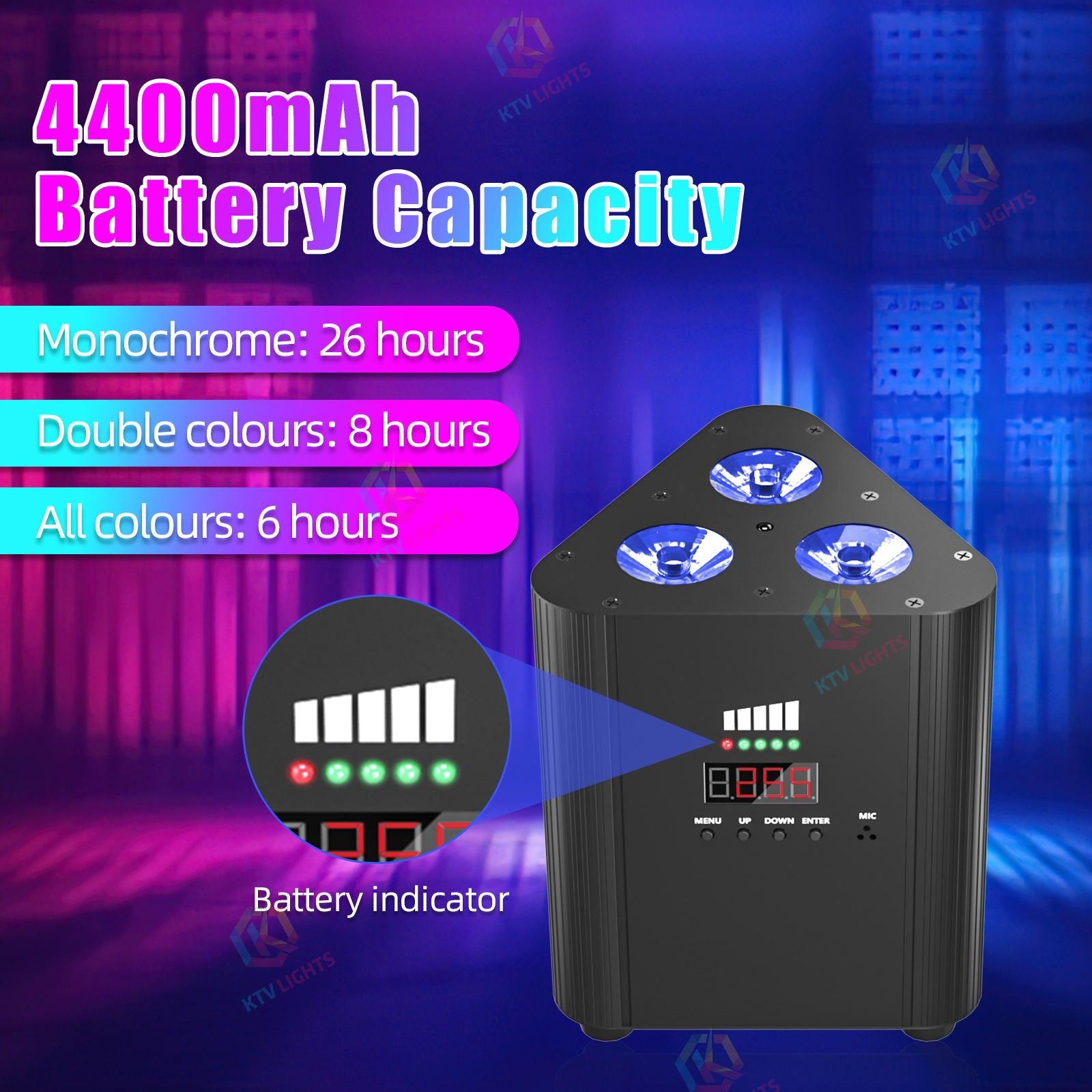 RGBW 4-in-1 Rechargeable LED Par Light-P42