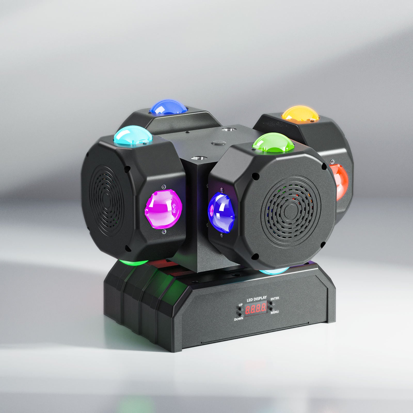 16-Piece 200W RGBW DMx512 Disco Moving Head Light - E49