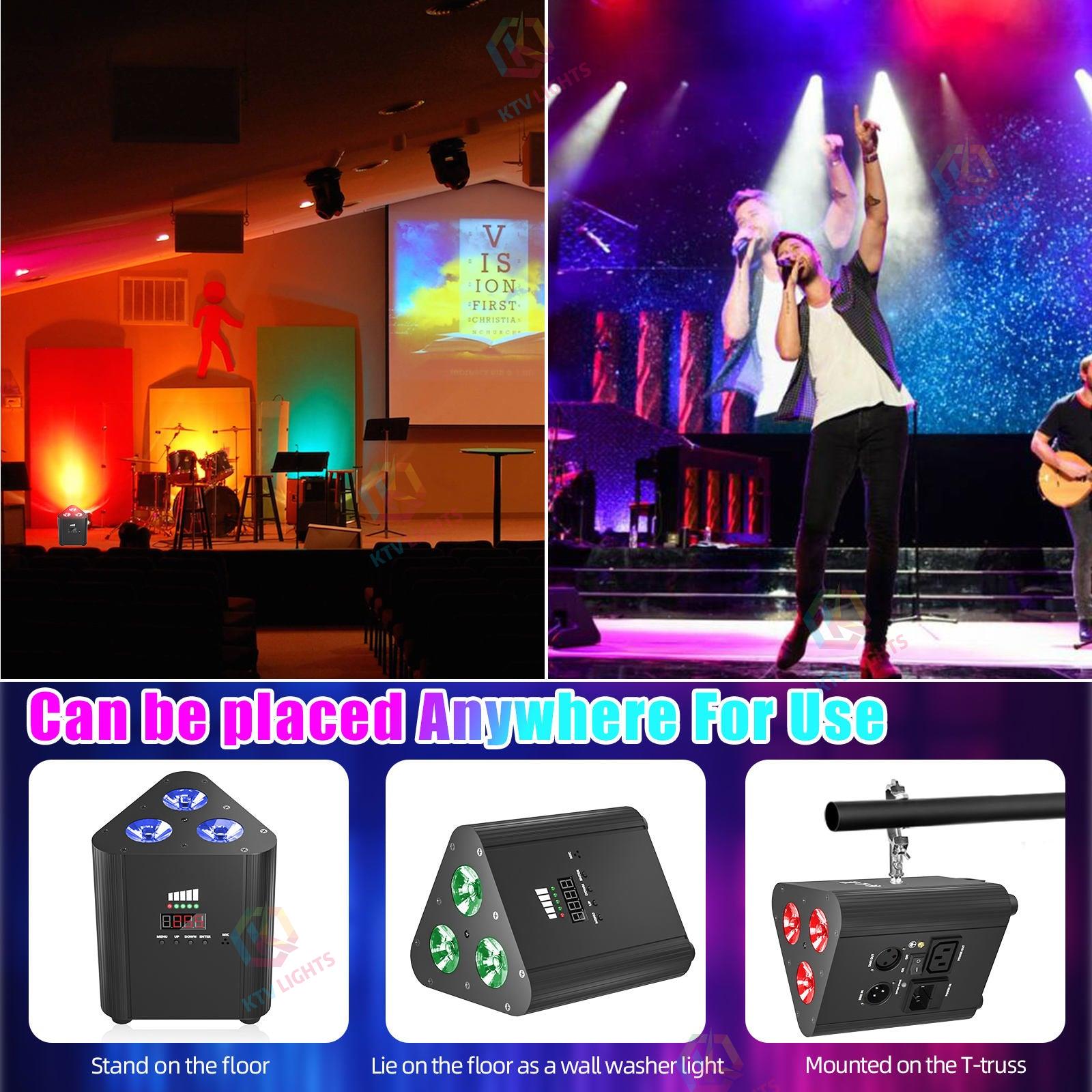 RGBW 4-in-1 Rechargeable LED Par Light-P42