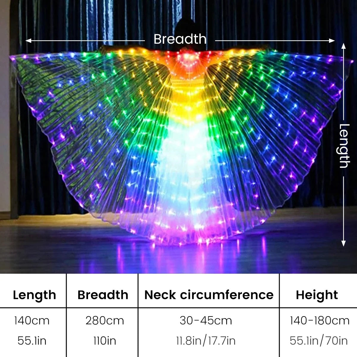 Led light luminous clothing-M56