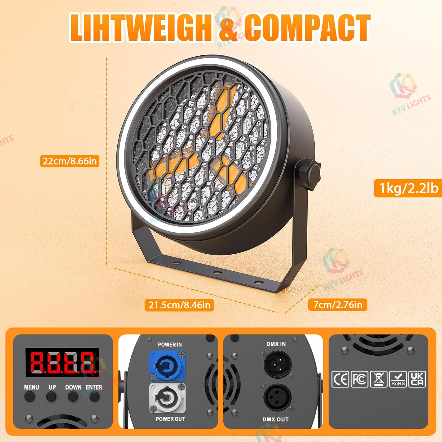 Stage PAR lights COB stage spotlights-P63