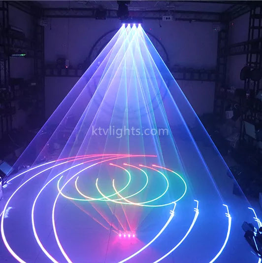 4w four-hole RGB animation laser light-A22