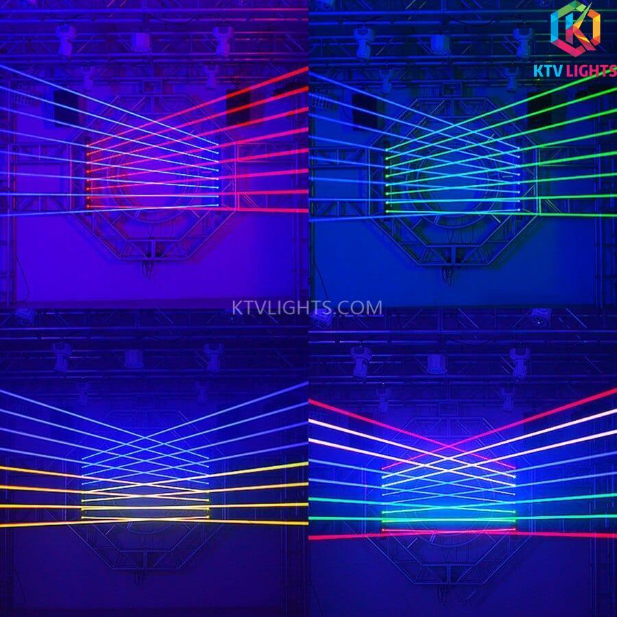 Åtte-hulls RGB skanner laserlys DMX scenelys-B4