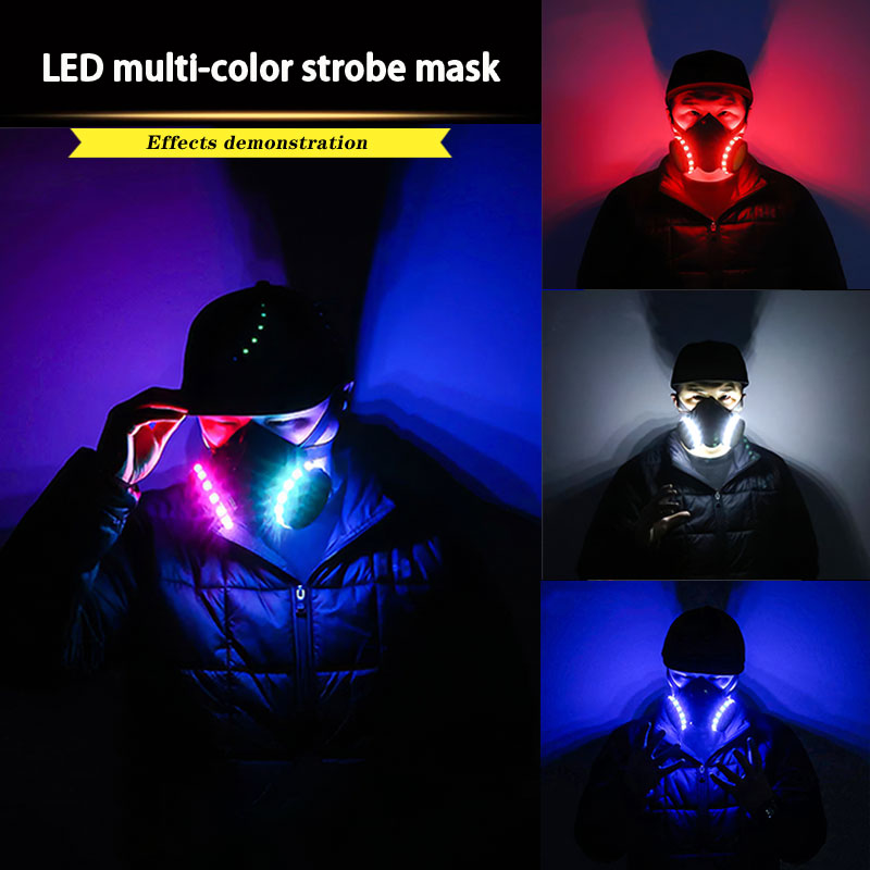 LED multi-color strobe mask-M38
