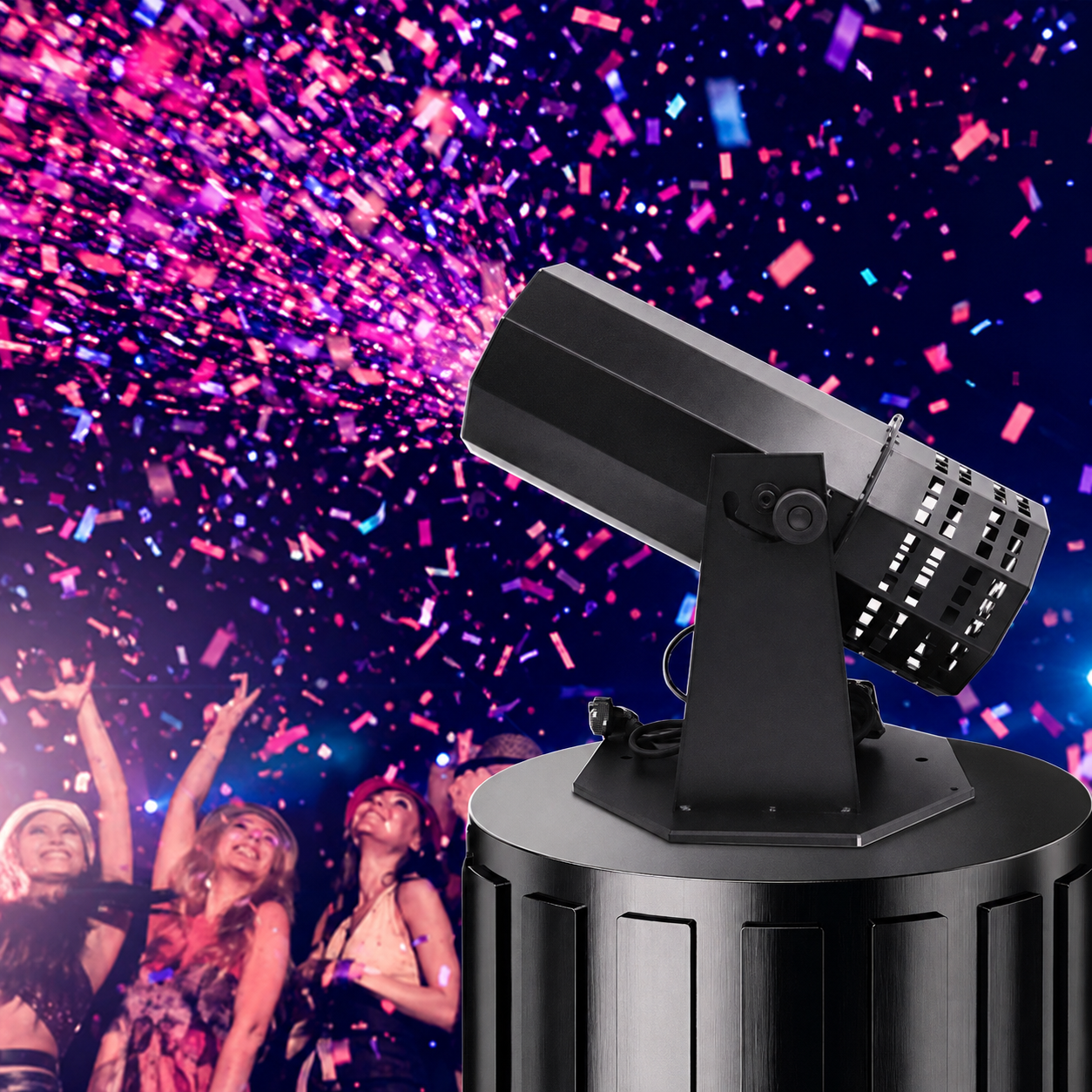 KTVLIGHTS 1500W Electric Confetti Machine for Stage Events
