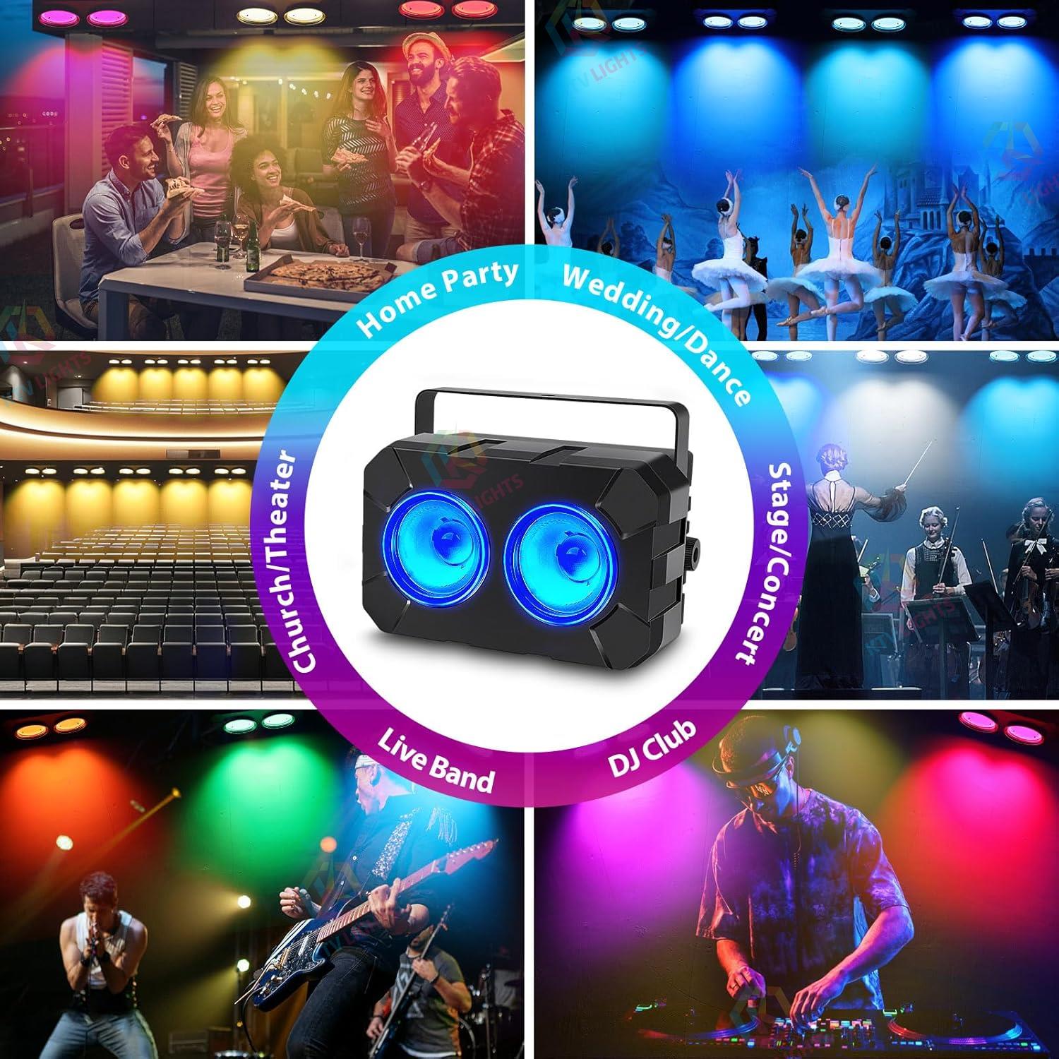 2x60w RGBW 4IN1 Wash Par Light-P11