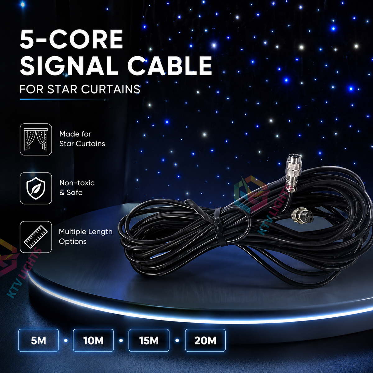 KTVLIGHTS LED Dynamic Starry Sky Screen, suitable for weddings and stage events-M68