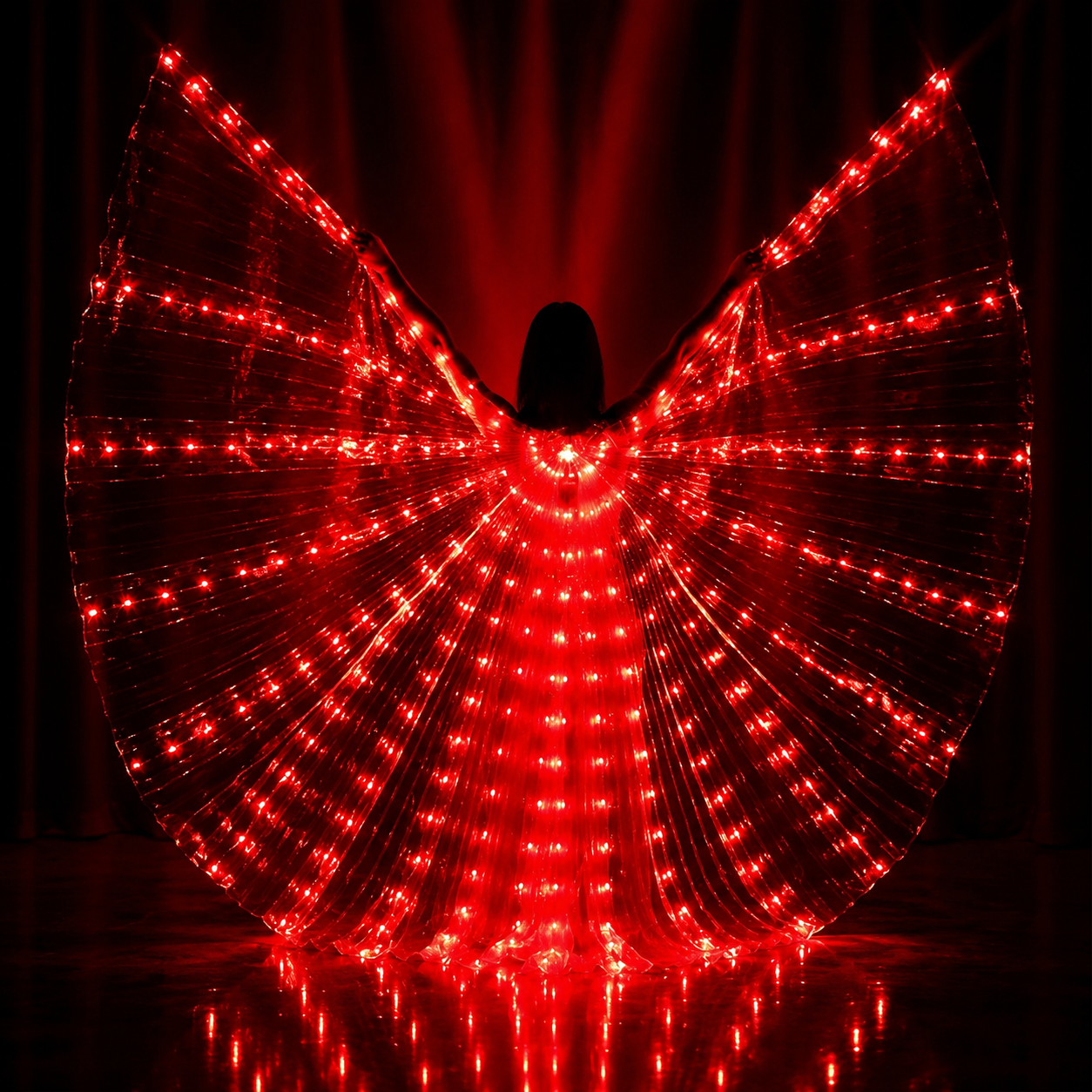 KTVLIGHTS Glow Like A Goddess With LED Dance Wings-M37