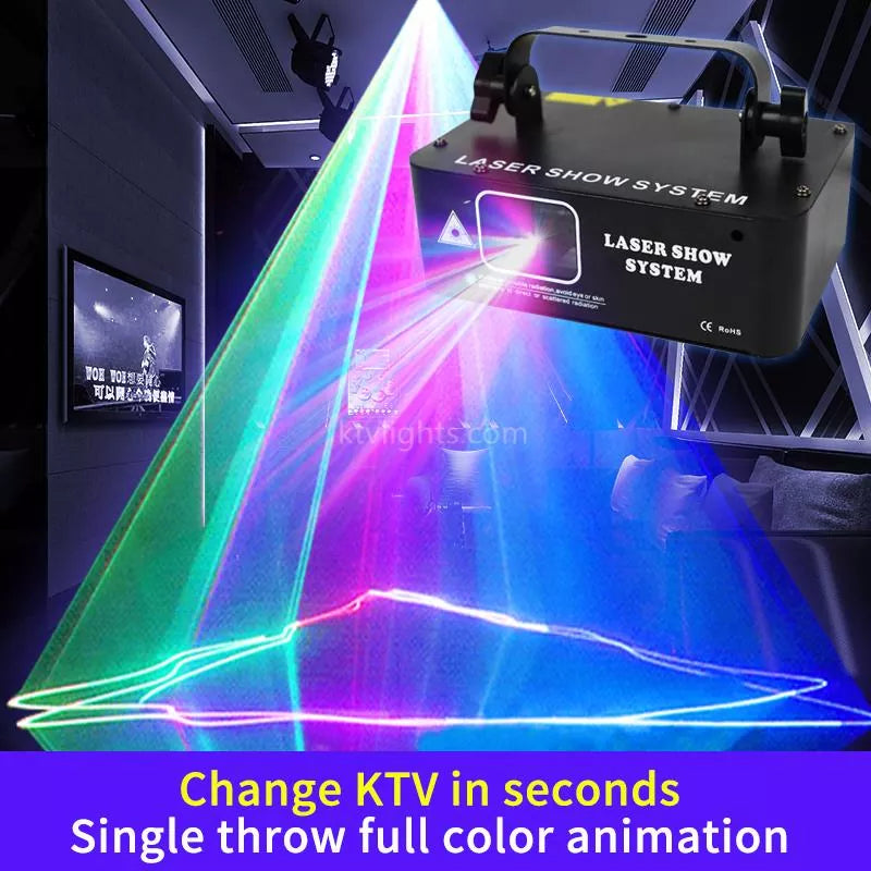 Single hole RGB line scanning laser light-B1