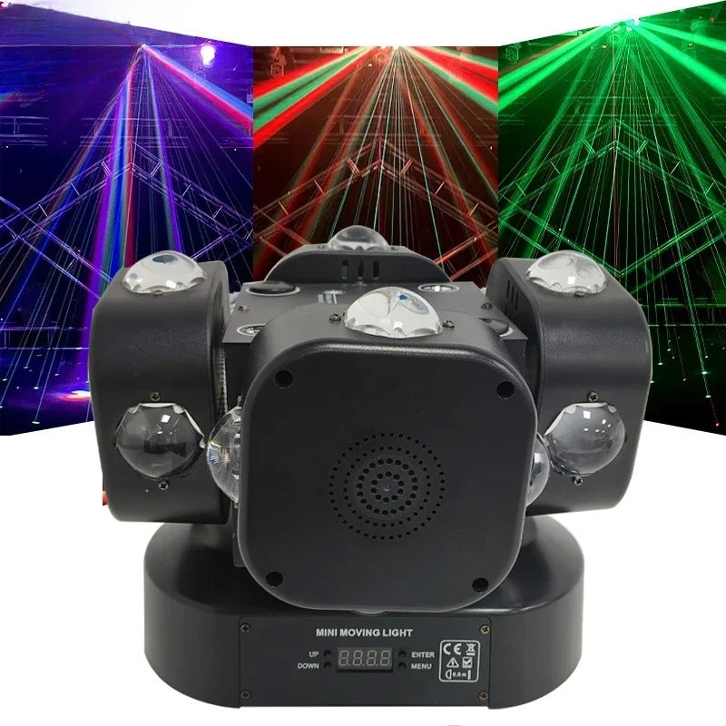 16-Piece 200W RGBW DMx512 Disco Moving Head Light - E49