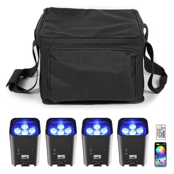 APP PAR Light 6x18W RGBWA + UV Colored Wall Washer Light - P53