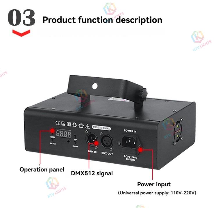 2 in 1 dual hole scanning laser light home line-B44