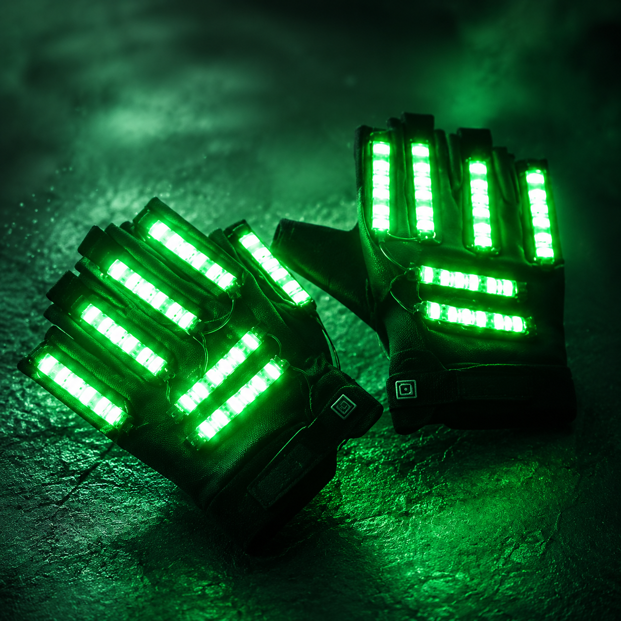 KTVLIGHTS LED Gloves for Rave Parties, DJs & Light Shows-M7