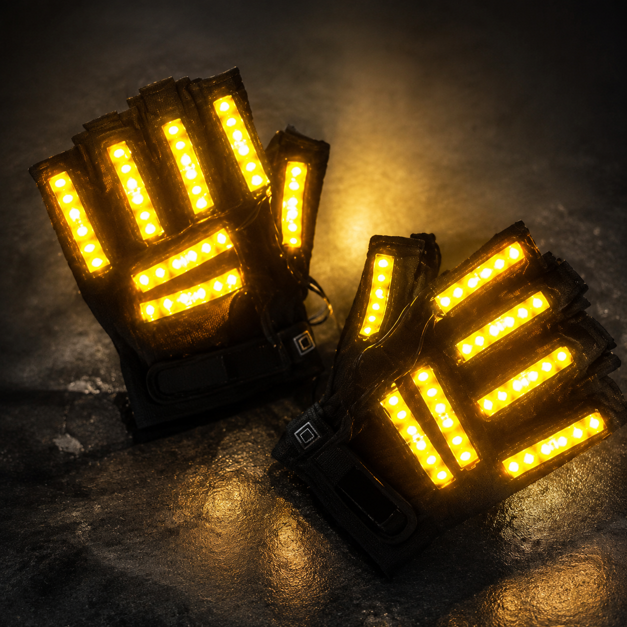 KTVLIGHTS LED Gloves for Rave Parties, DJs & Light Shows-M7