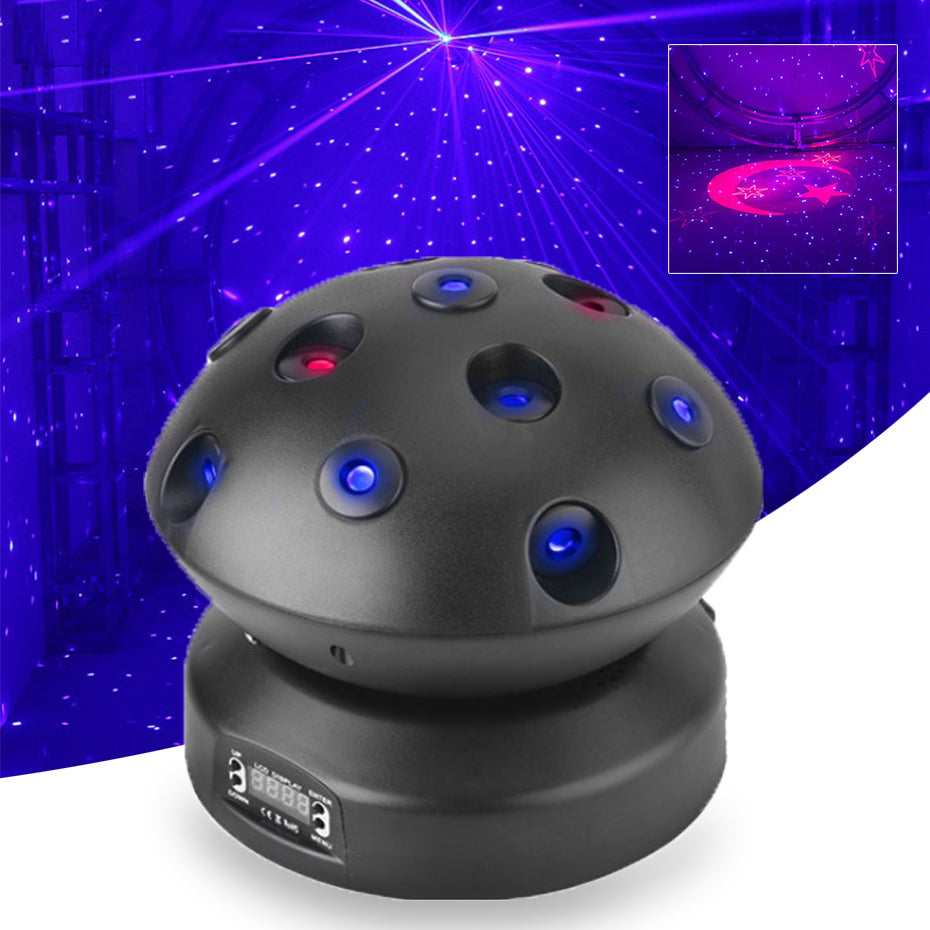 1,5W skannelys med bevegelig hode med laser-DMX scenelys-B16