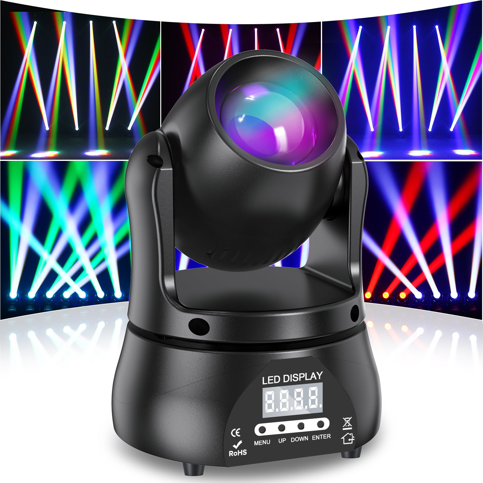 40w LED RGBW mini beam moving head light-E7