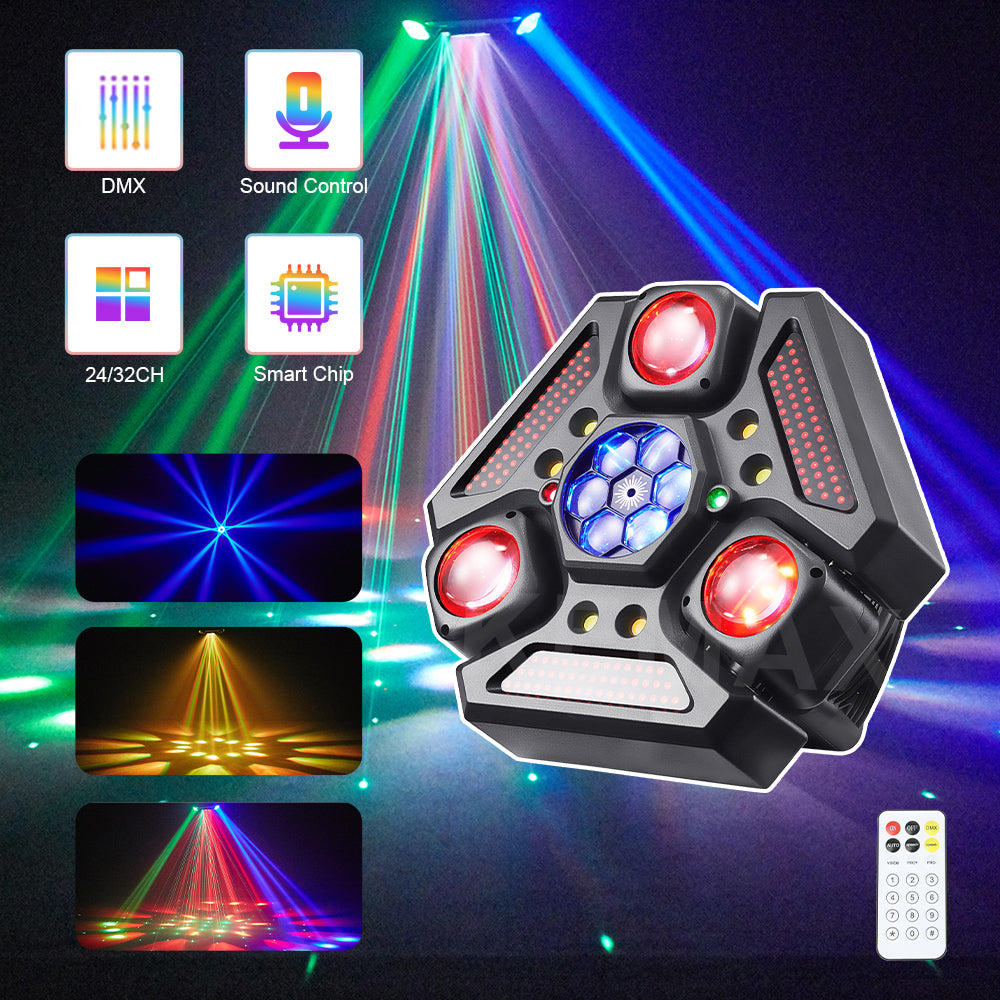 New 180W RGBW 4-in-1 Moving Head Light-E31