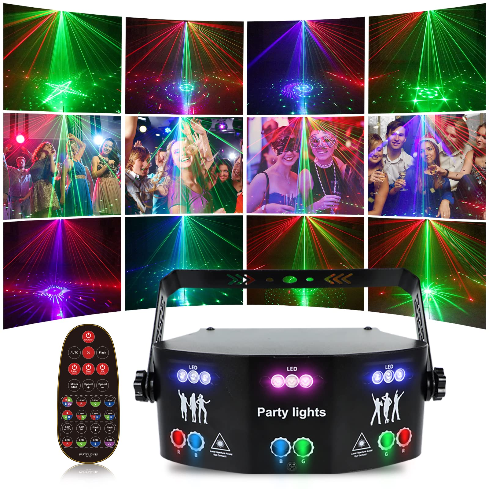 4-in-1 RGB Disco Laser Light-B5