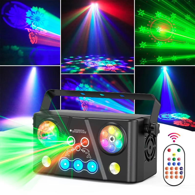 Five-in-one bee-eye magic ball beam light-C20