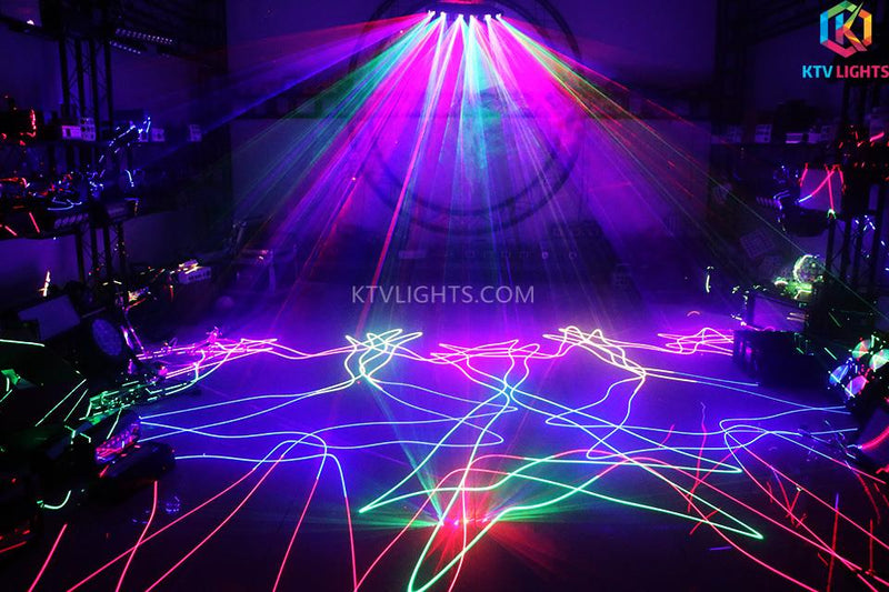 Luz laser de animação colorida-A1