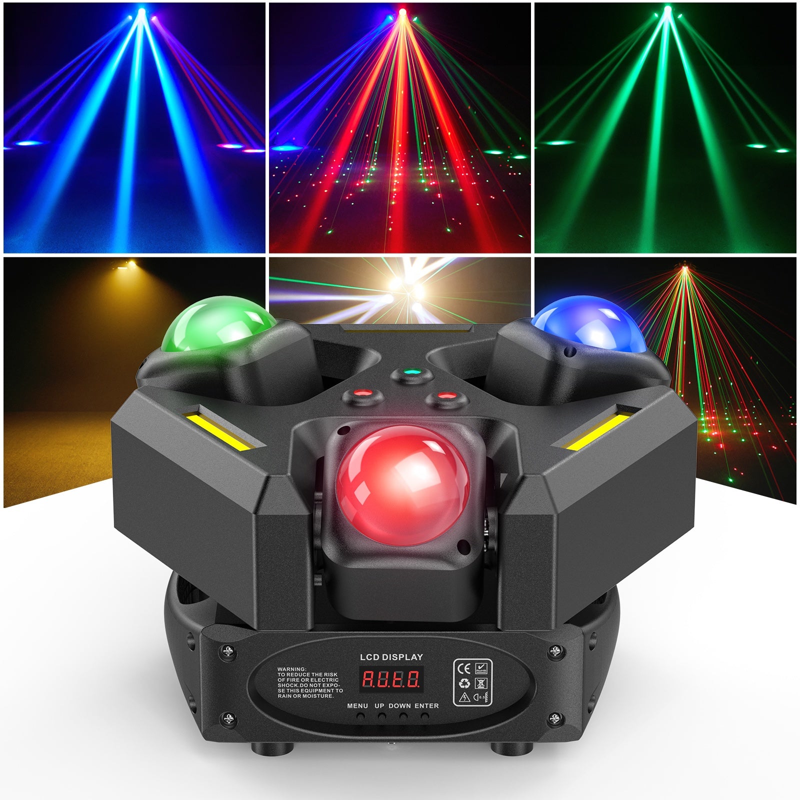 120W RGBW 4-in-1 LED Moving Head Light -E37