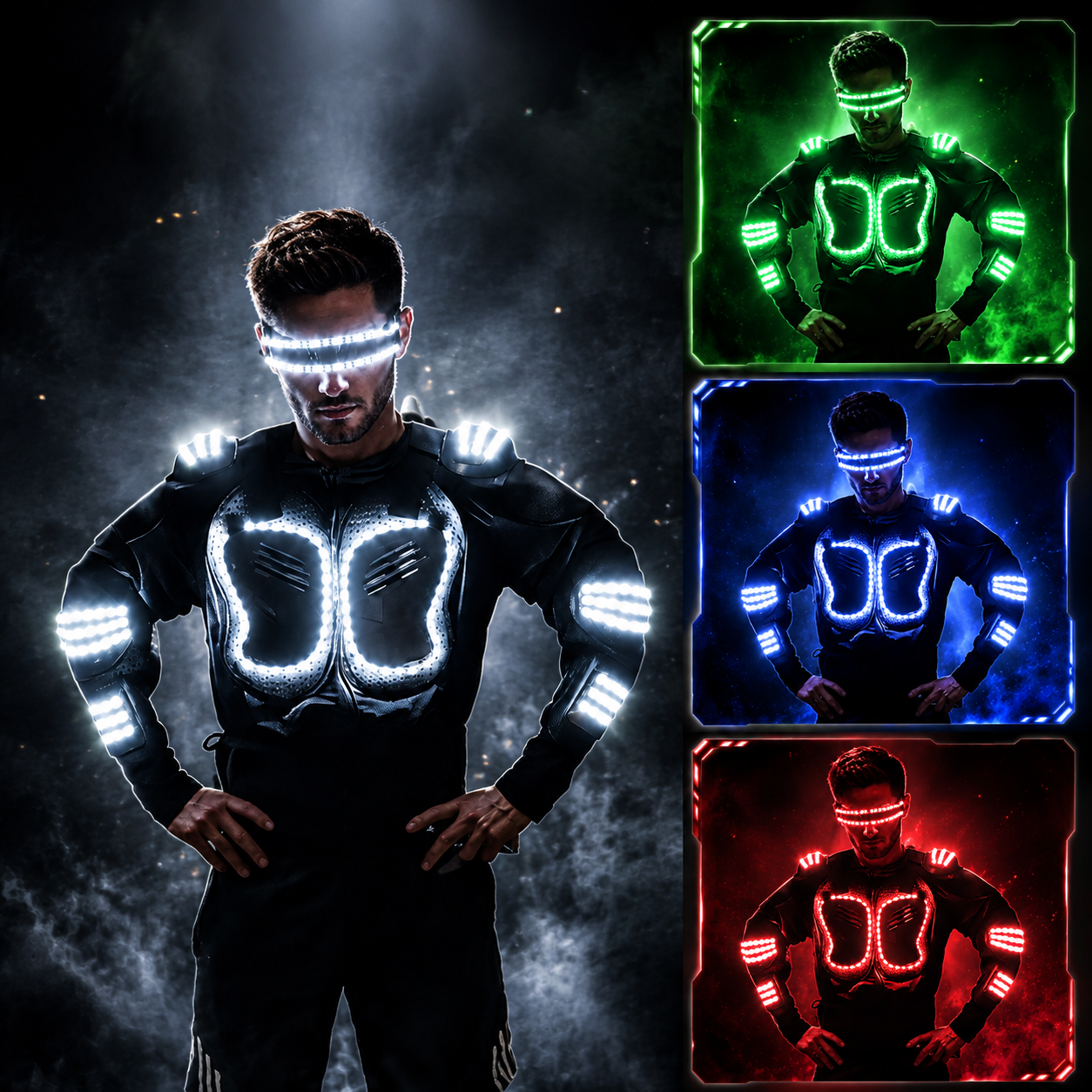KTVLIGHTS Stand Out With This Colorful LED Armor Suit-M39