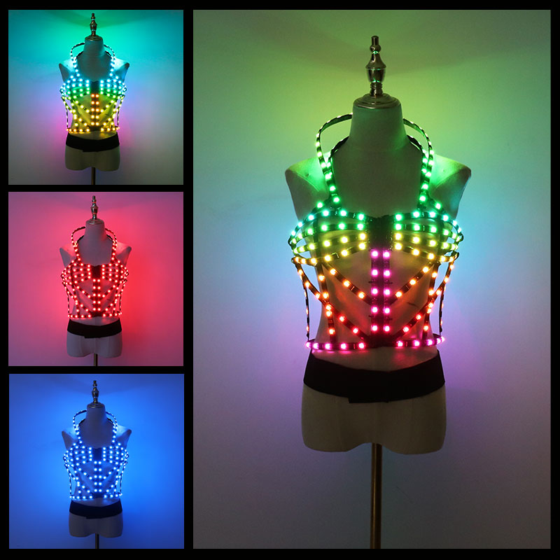 Full color LED cage clothing short style-M13