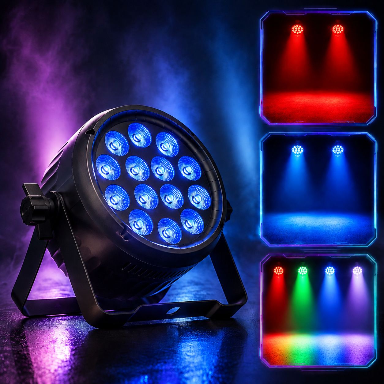 KTVLIGHTS 210W RGBW 4-in-1 LED Stage PAR Light-P26