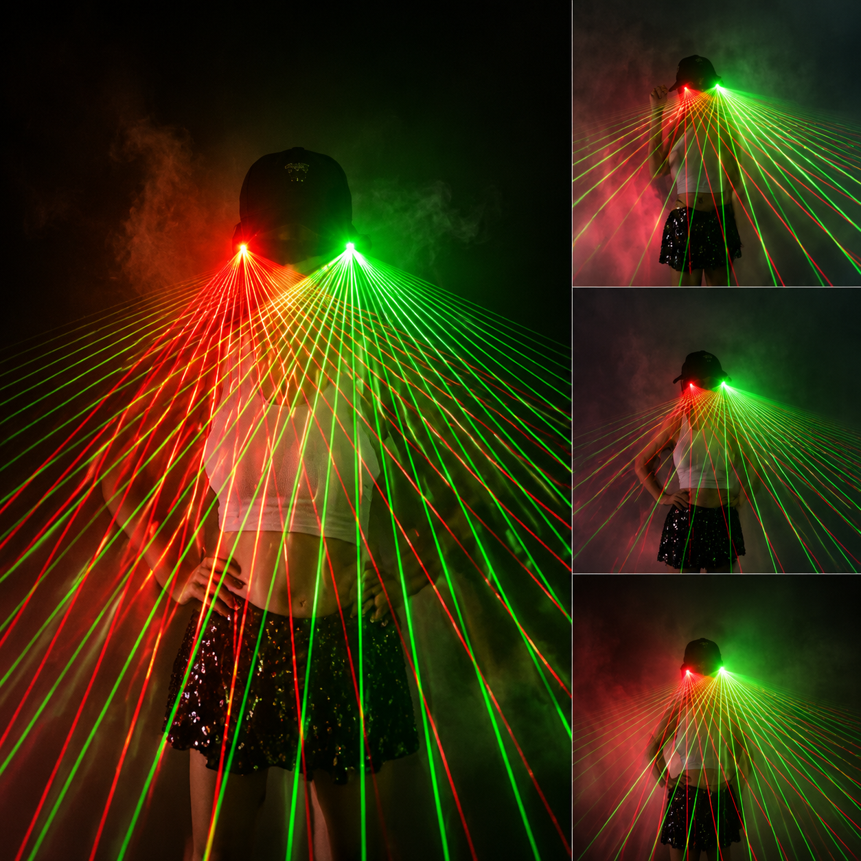 Party Show Laser Glasses Red glasses-M33