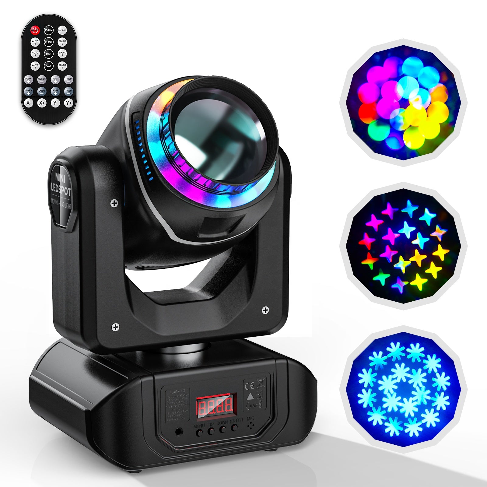120W stage light pattern 8 color effect light - E41