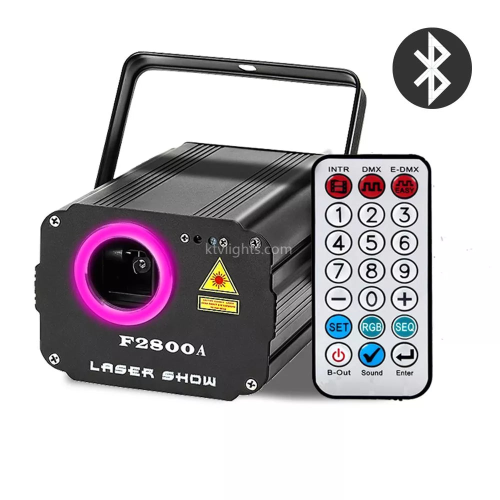 2.2w Bluetooth APP animated laser light-F2