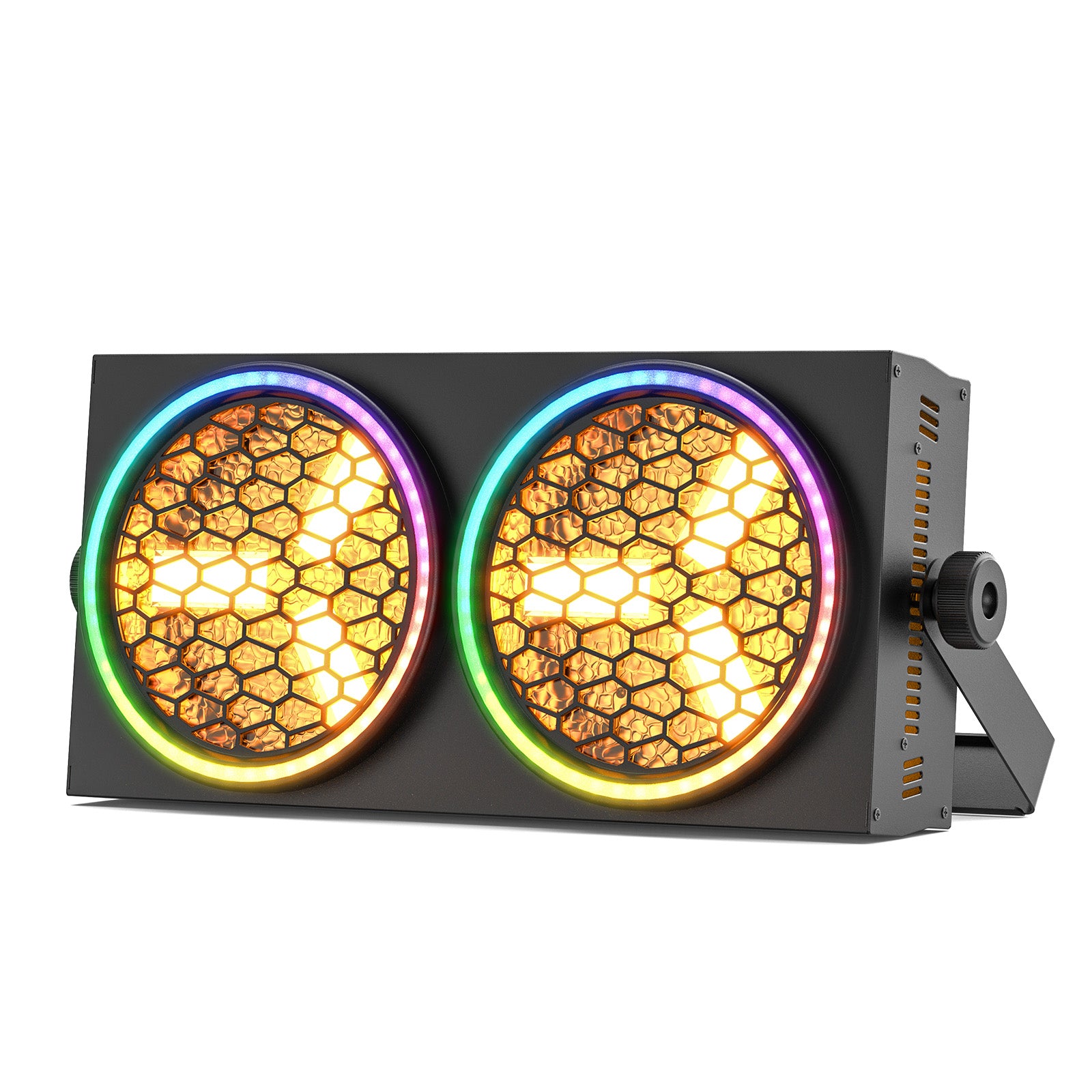 2-eye Retro 200W RGB LED COB Par Light-P51