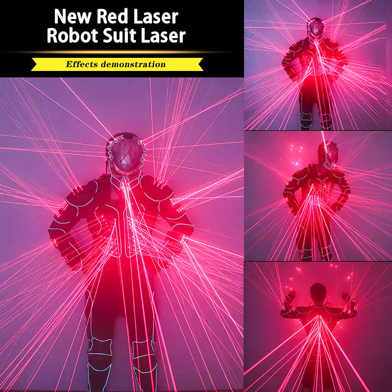 New Red Laser Robot Suit Laser Fiber Optic 2 in 1-M55