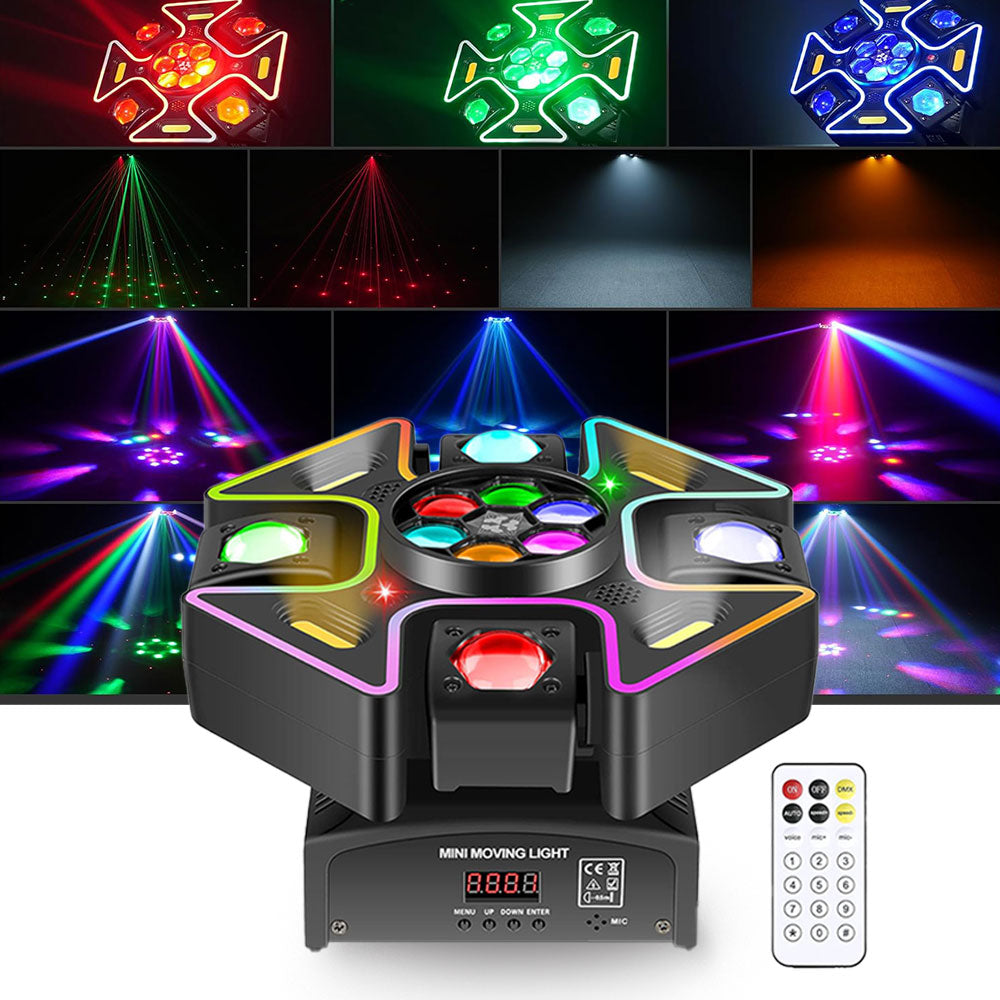 120W quad-arm LED moving head light with RGB light strip-E71