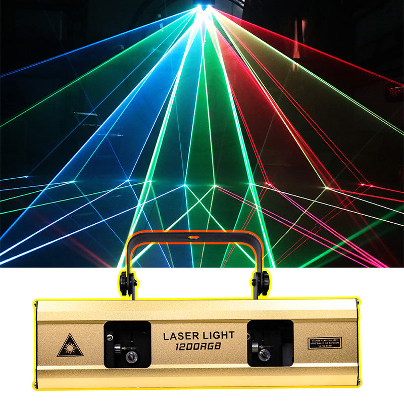 2w animert laserlys - stemmestyring, RGB-stråleeffekt, DMX512 scenelys-A5