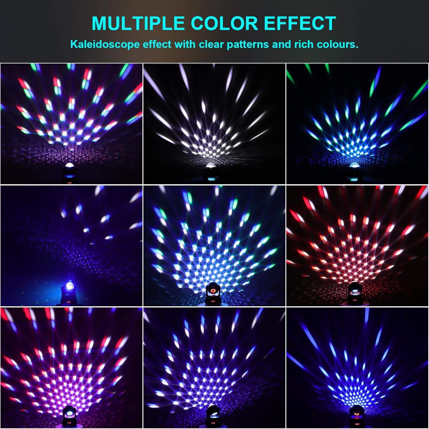30W Double Sided Disco Ball Party Moving Head Light-E34