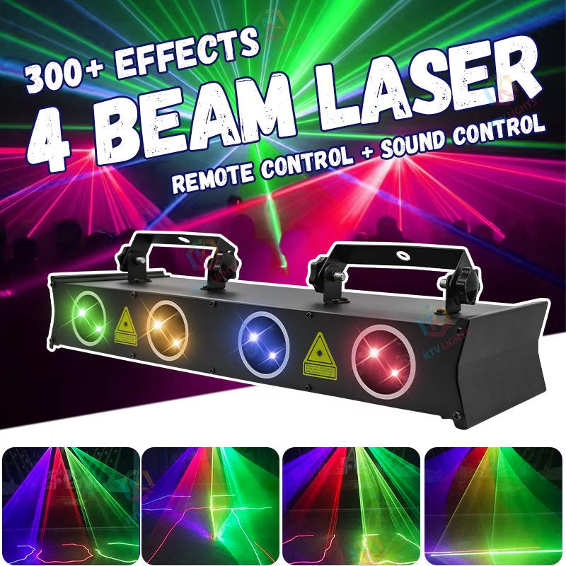 New four-hole scanning laser light with remote control-B43