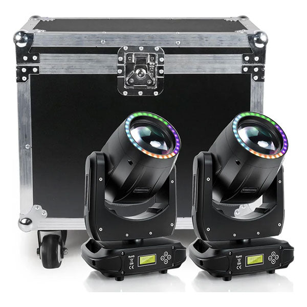 180W LED Rainbow Beam and Pattern Moving Head Light-E43