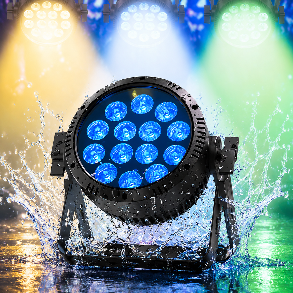 KTVLIGHTS 14x15W RGBW 4-in-1 Waterproof LED PAR Light-P32