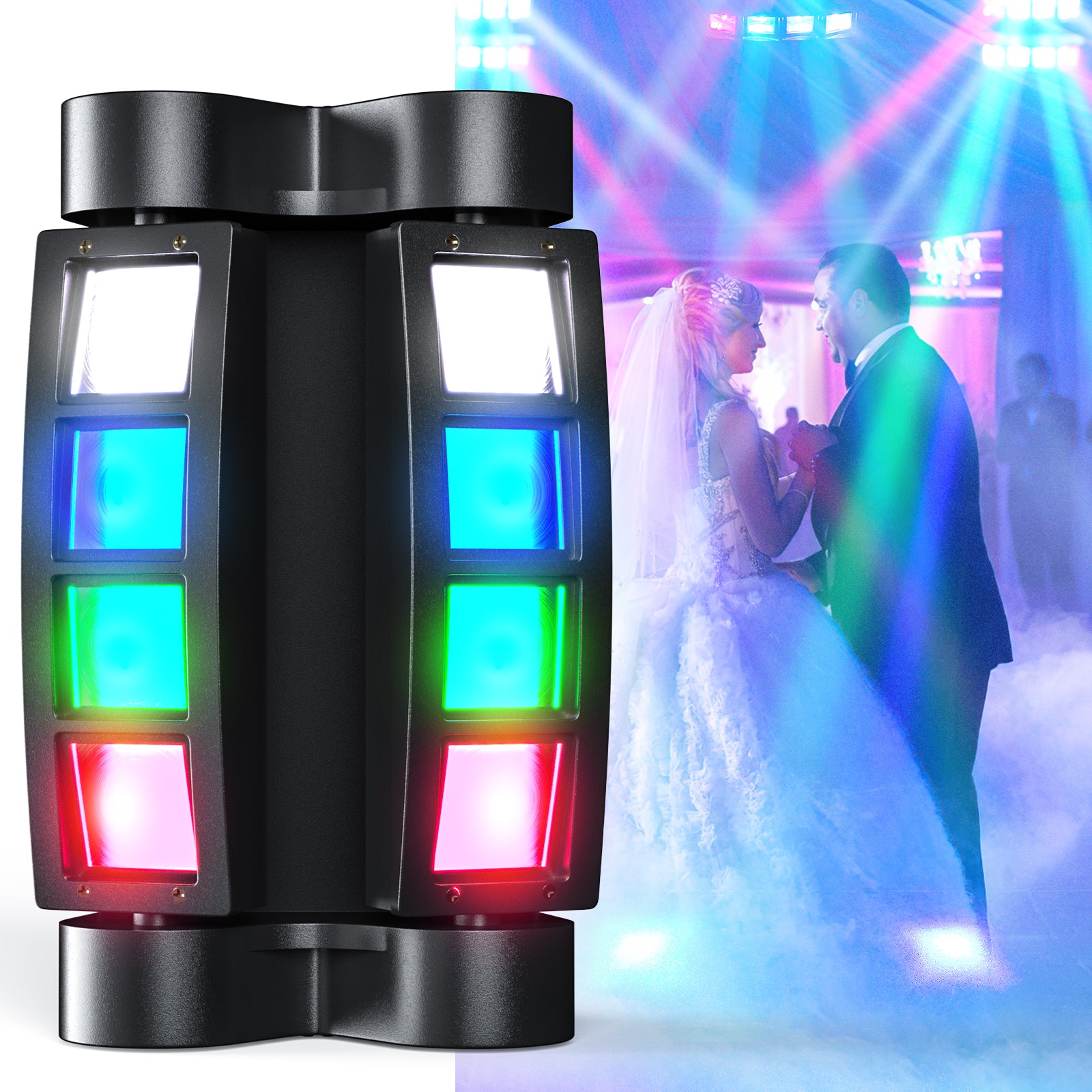 60W RGBW 4-in-1 Moving Head Light-E23