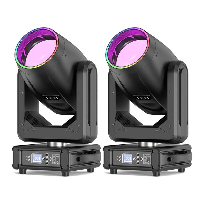 200W LED Moving Head Beam 18 Gobos 15 Cores 8+48 Prisma Luz de Palco-E25