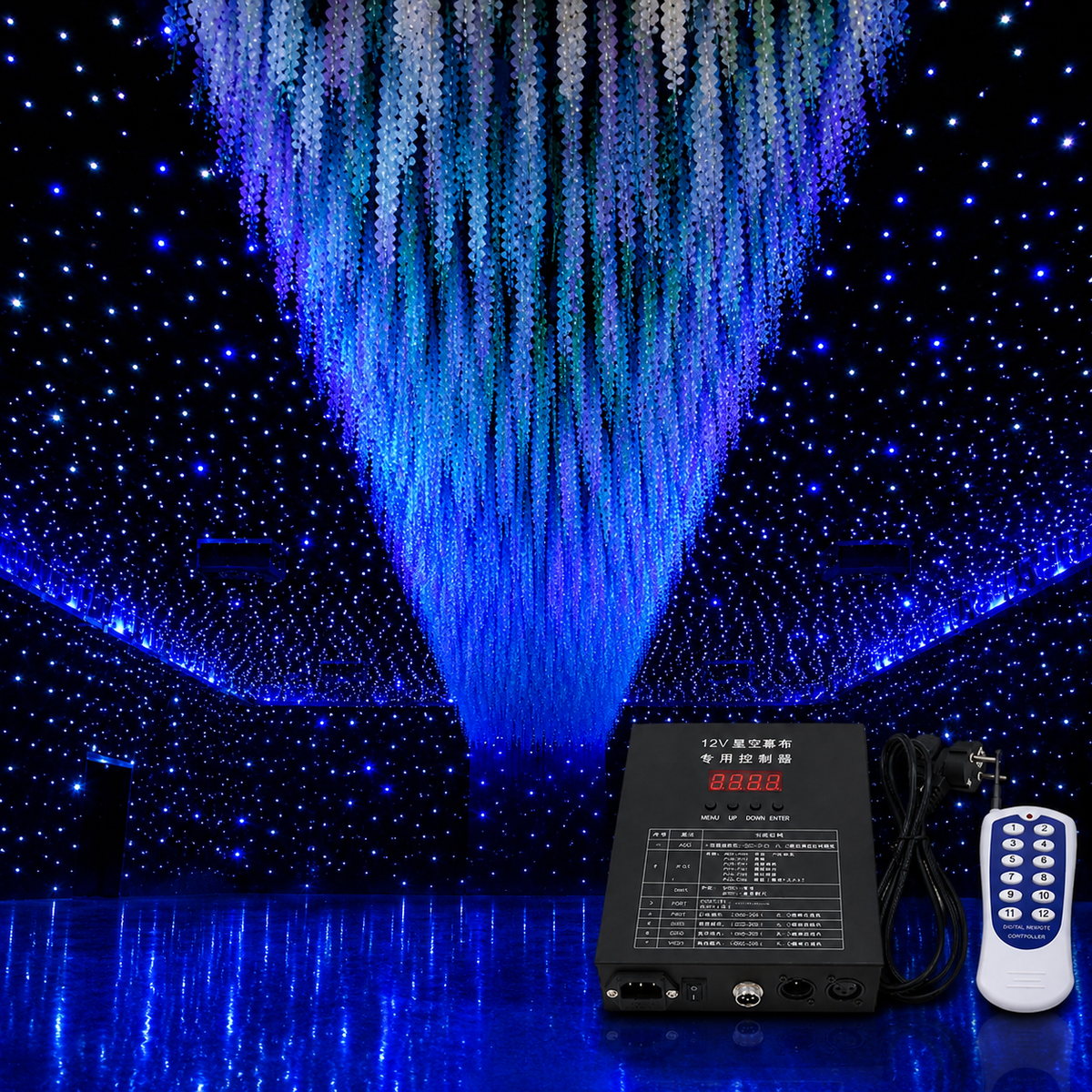 KTVLIGHTS LED Dynamic Starry Sky Screen, suitable for weddings and stage events-M68