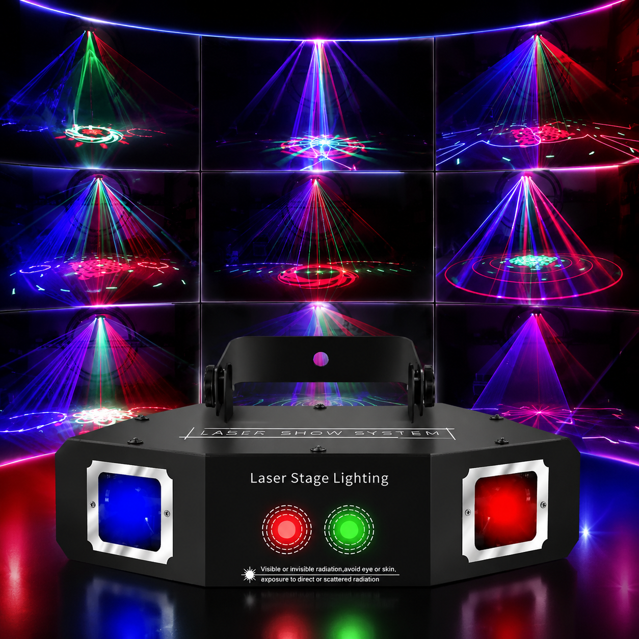 KTVLIGHTS RGB DJ laser light suitable for nightclubs, parties, and weddings-B22